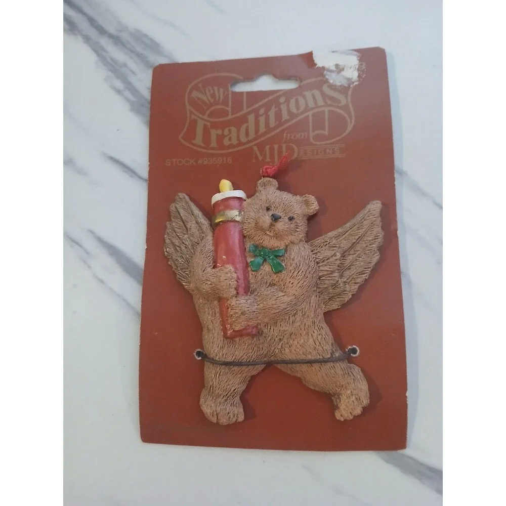 Vintage MJ Designs Christmas Ornaments